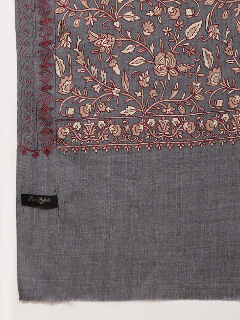 Women's Aari Embroidery Wool Shawl